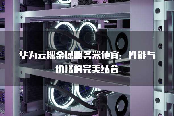 华为云裸金属服务器便宜：性能与价格的完美结合