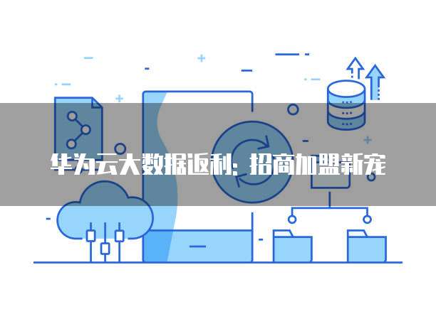 华为云大数据返利: 招商加盟新宠