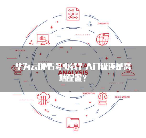 华为云DMS多少钱？入门级还是高端配置？