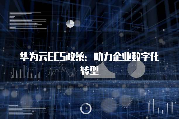 华为云ECS政策:助力企业数字化转型
