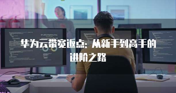 华为云带宽返点: 从新手到高手的进阶之路