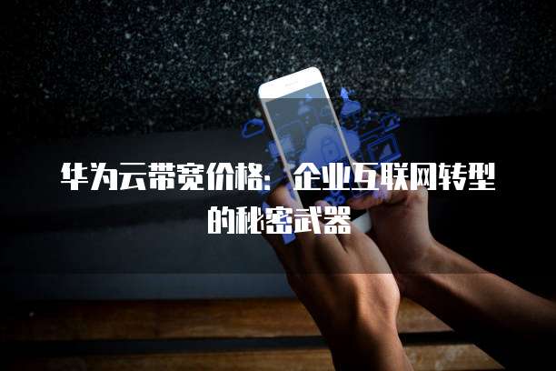 华为云带宽价格:企业互联网转型的秘密武器