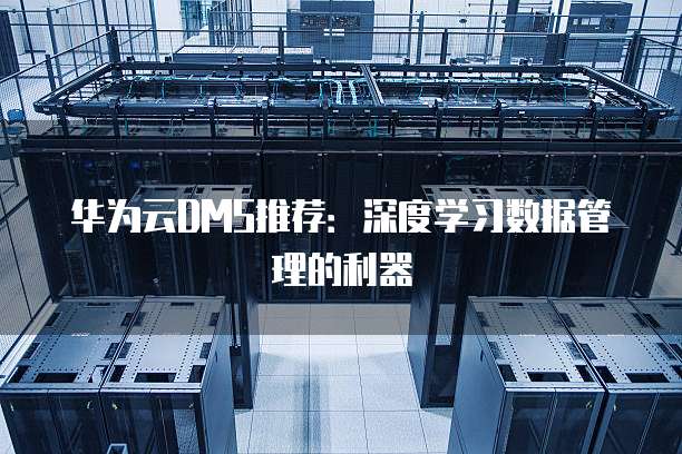 华为云DMS推荐：深度学习数据管理的利器