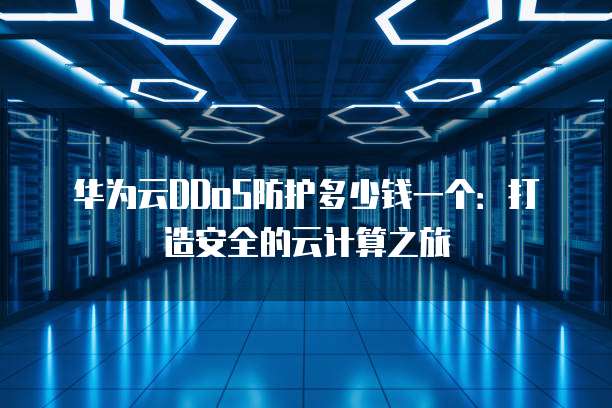 华为云DDoS防护多少钱一个:打造安全的云计算之旅