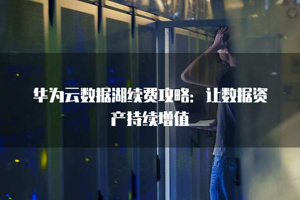 华为云数据湖续费攻略:让数据资产持续增值