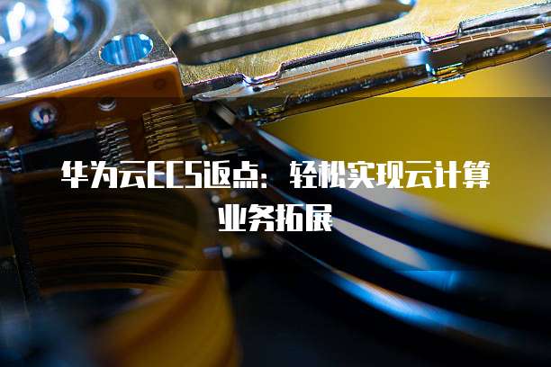 华为云ECS返点:轻松实现云计算业务拓展