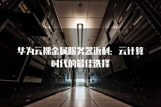 华为云裸金属服务器返利：云计算时代的最佳选择