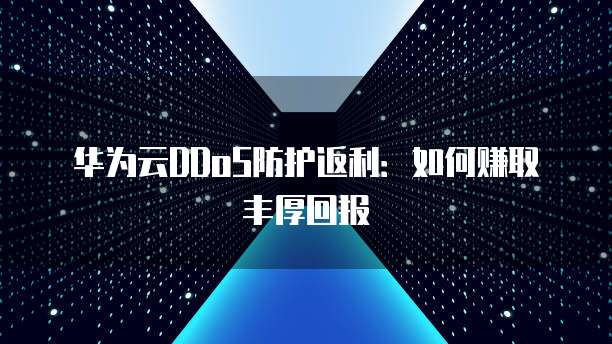 华为云DDoS防护返利:如何赚取丰厚回报