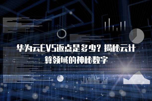 华为云EVS返点是多少?揭秘云计算领域的神秘数字