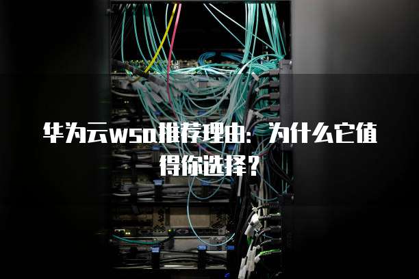 华为云wsa推荐理由：为什么它值得你选择？