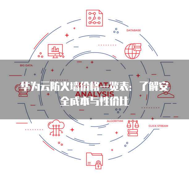 华为云防火墙价格一览表:了解安全成本与性价比
