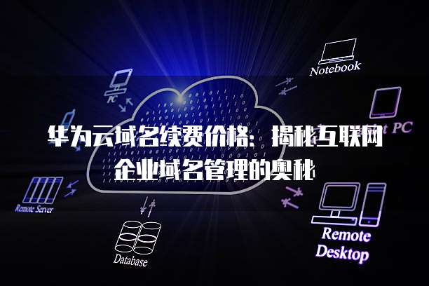 华为云域名续费价格:揭秘互联网企业域名管理的奥秘