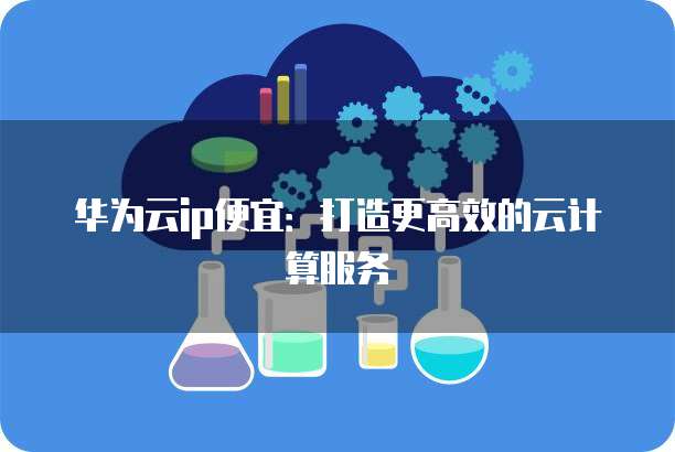 华为云ip便宜:打造更高效的云计算服务