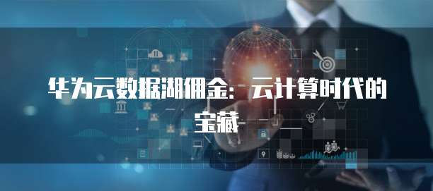 华为云数据湖佣金：云计算时代的宝藏