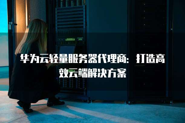 华为云轻量服务器代理商:打造高效云端解决方案