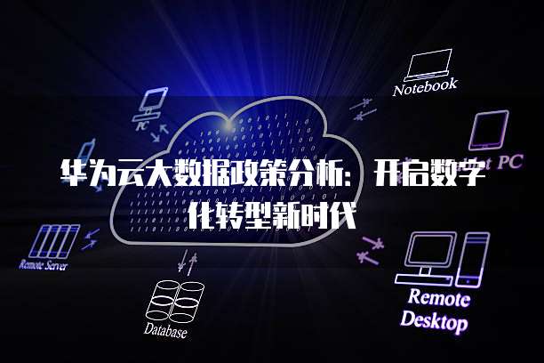 华为云大数据政策分析:开启数字化转型新时代
