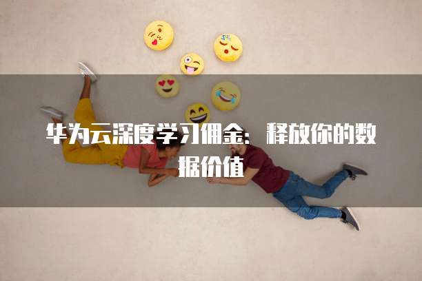 华为云深度学习佣金：释放你的数据价值