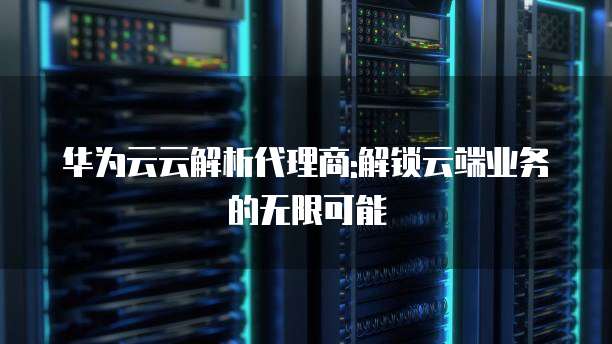 华为云云解析代理商:解锁云端业务的无限可能