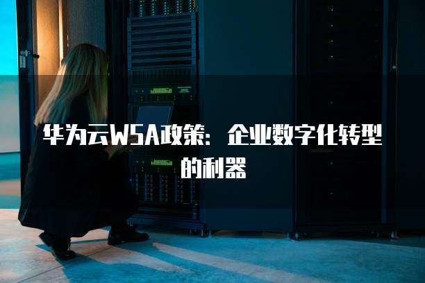 华为云WSA政策:企业数字化转型的利器