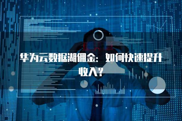 华为云数据湖佣金:如何快速提升收入?