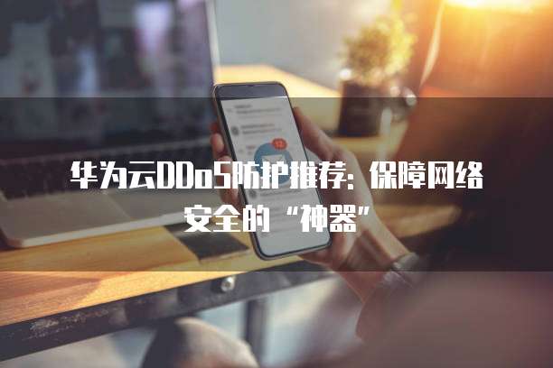 华为云DDoS防护推荐: 保障网络安全的“神器”