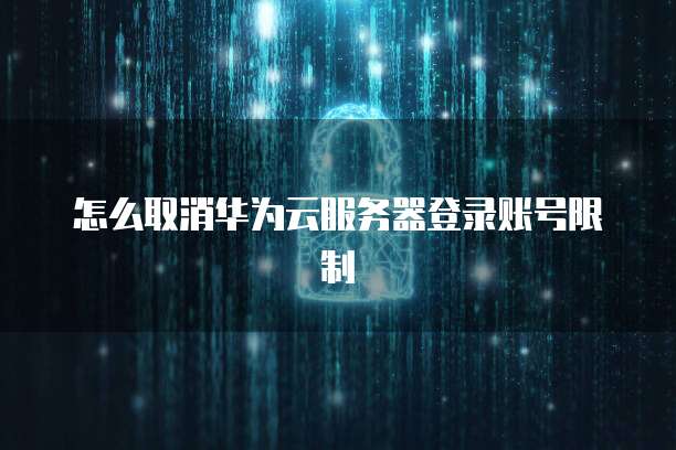 华为云服务器进入系统设置状态界面