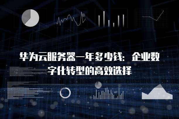 华为云服务器一年多少钱：企业数字化转型的高效选择