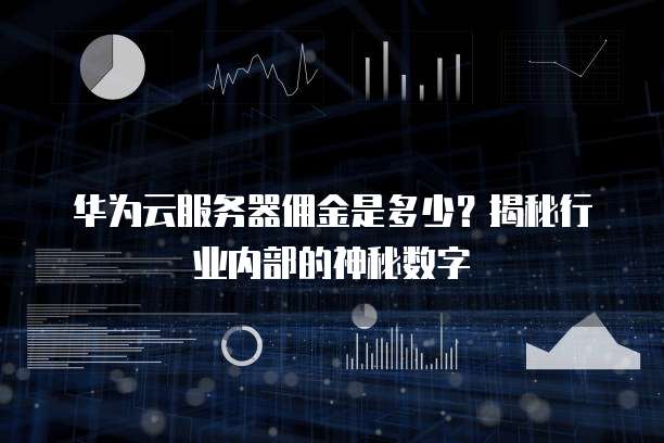 华为云服务器佣金是多少?揭秘行业内部的神秘数字