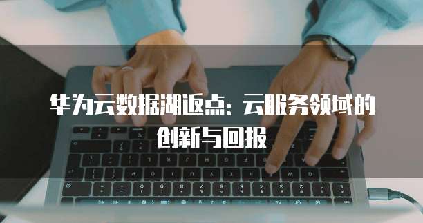 华为云数据湖返点: 云服务领域的创新与回报