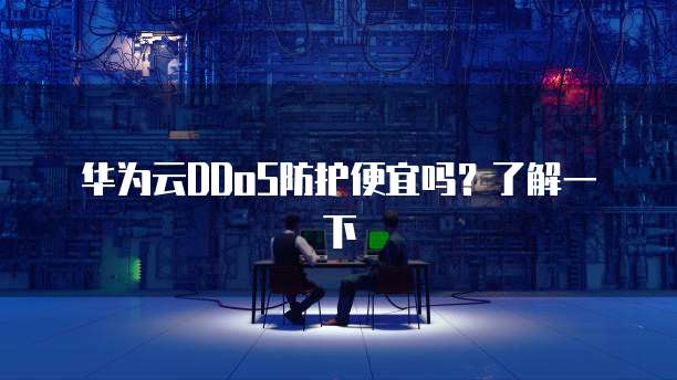 华为云DDoS防护便宜吗?了解一下