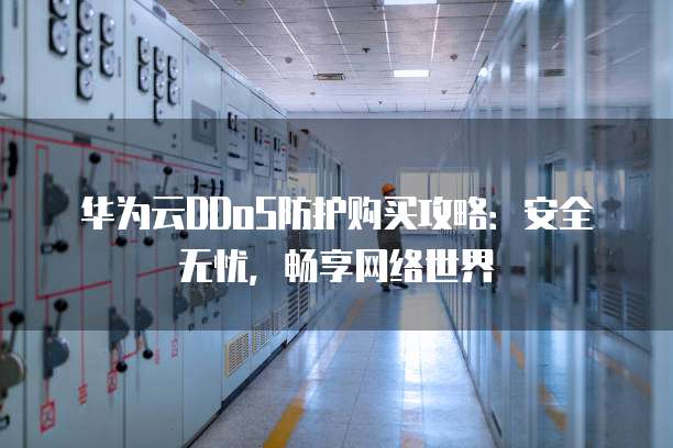 华为云DDoS防护购买攻略：安全无忧，畅享网络世界