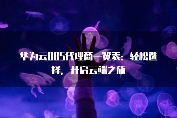 华为云OBS代理商一览表：轻松选择，开启云端之旅