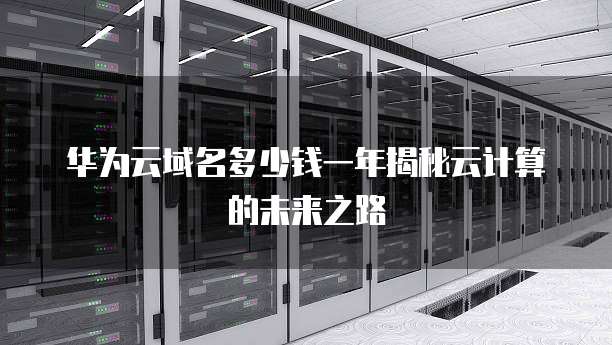 华为云域名多少钱一年揭秘云计算的未来之路