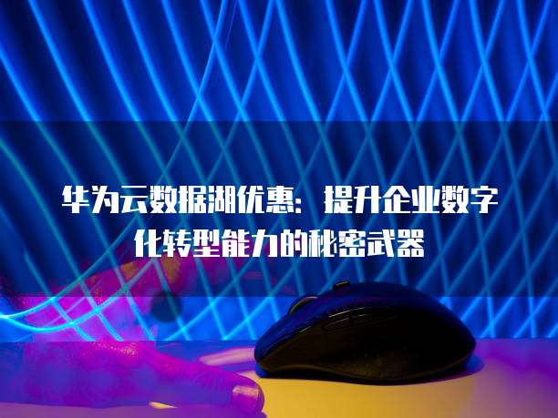 华为云数据湖优惠:提升企业数字化转型能力的秘密武器