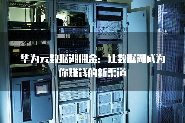 华为云数据湖佣金：让数据湖成为你赚钱的新渠道