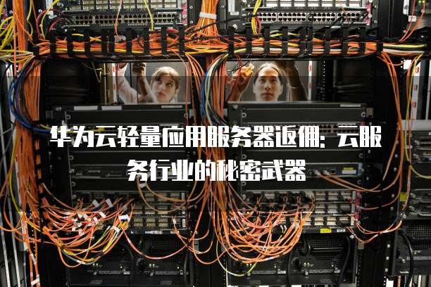 华为云轻量应用服务器返佣: 云服务行业的秘密武器