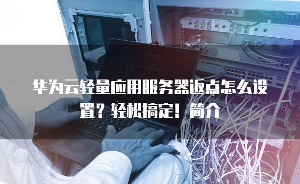 华为云轻量应用服务器返点怎么设置?轻松搞定!简介