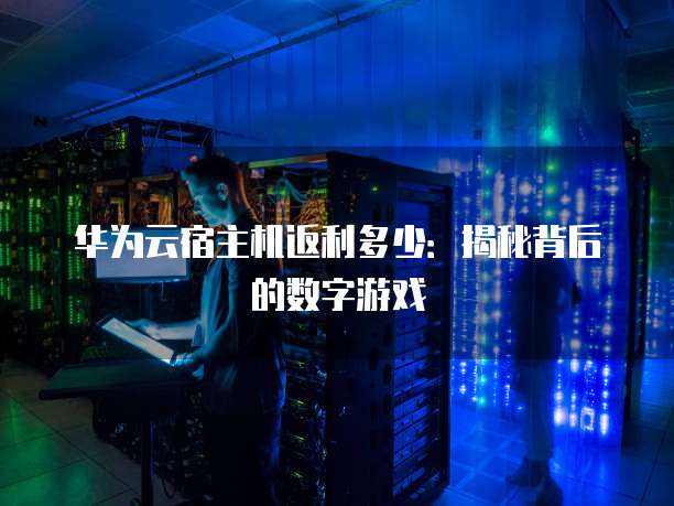华为云宿主机返利多少:揭秘背后的数字游戏