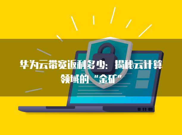 华为云带宽返利多少：揭秘云计算领域的&ldquo;金矿&rdquo;
