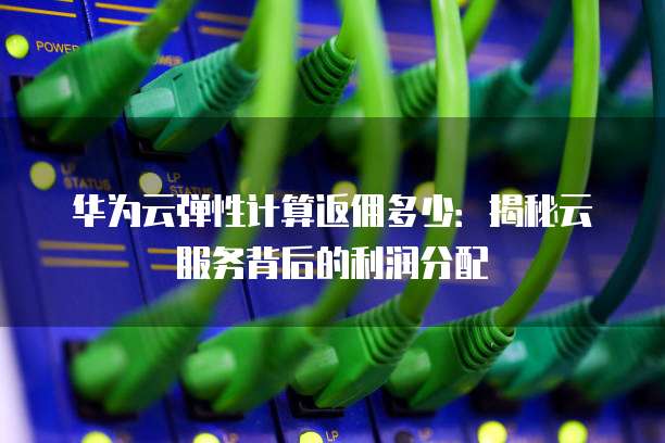华为云弹性计算返佣多少:揭秘云服务背后的利润分配