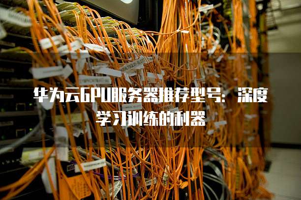 华为云GPU服务器推荐型号：深度学习训练的利器