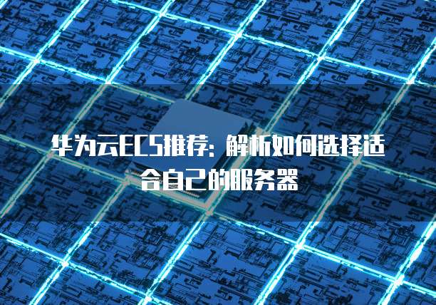 华为云ECS推荐: 解析如何选择适合自己的服务器