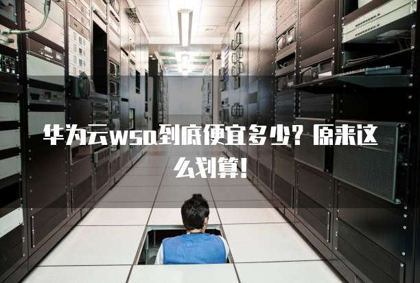 华为云wsa到底便宜多少?原来这么划算!