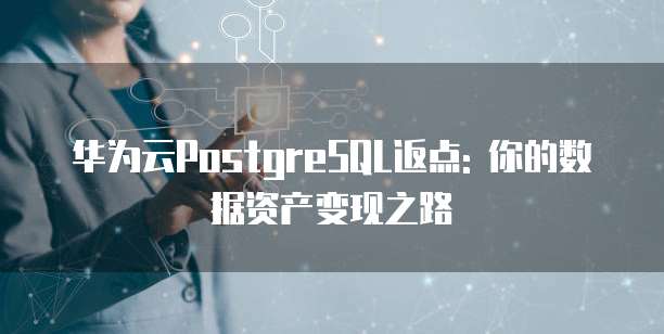 华为云PostgreSQL返点: 你的数据资产变现之路