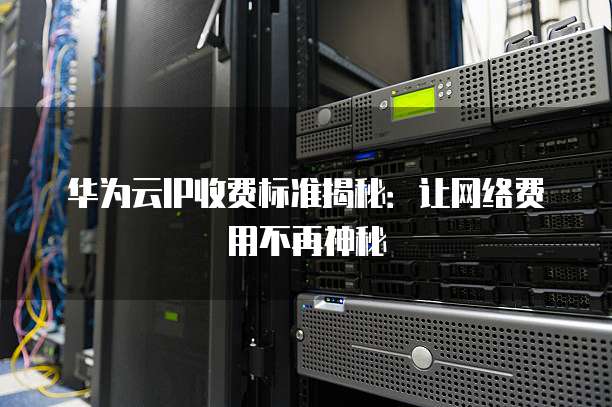 华为云IP收费标准揭秘:让网络费用不再神秘