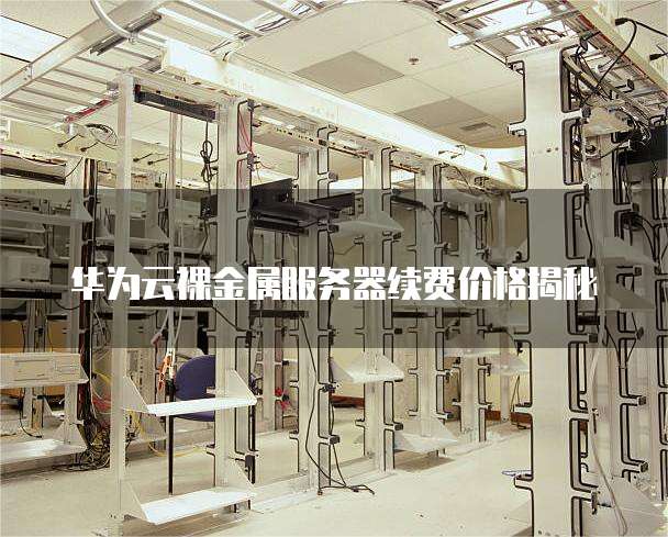 华为云裸金属服务器续费价格揭秘