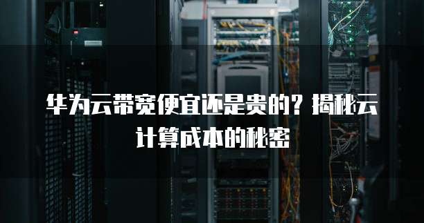 华为云带宽便宜还是贵的?揭秘云计算成本的秘密