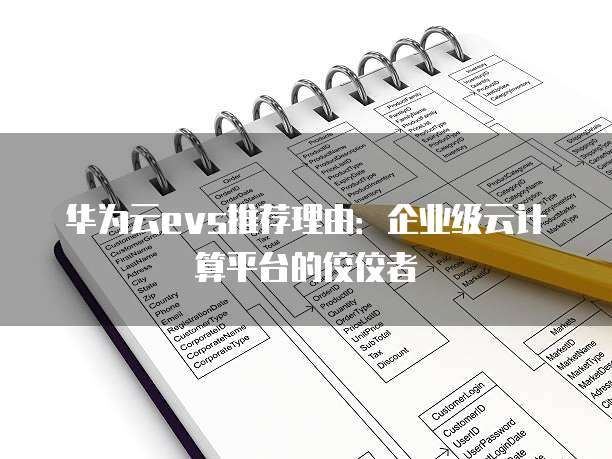 华为云evs推荐理由:企业级云计算平台的佼佼者