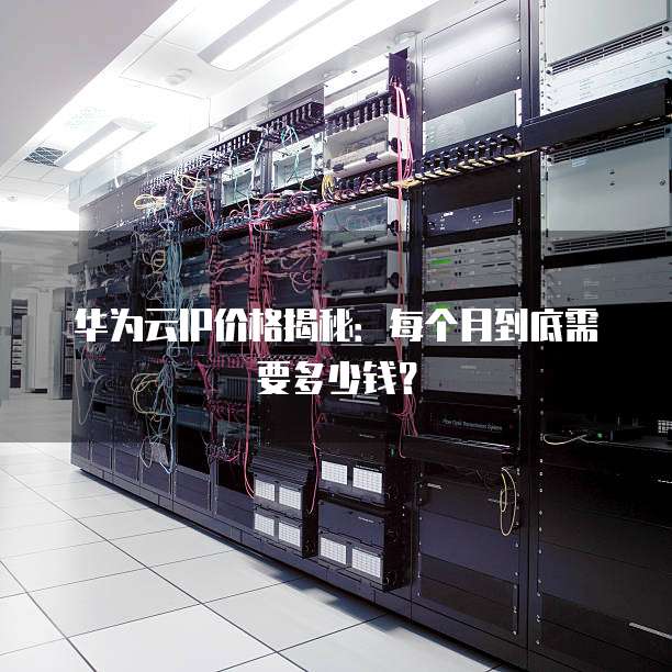 华为云IP价格揭秘:每个月到底需要多少钱?
