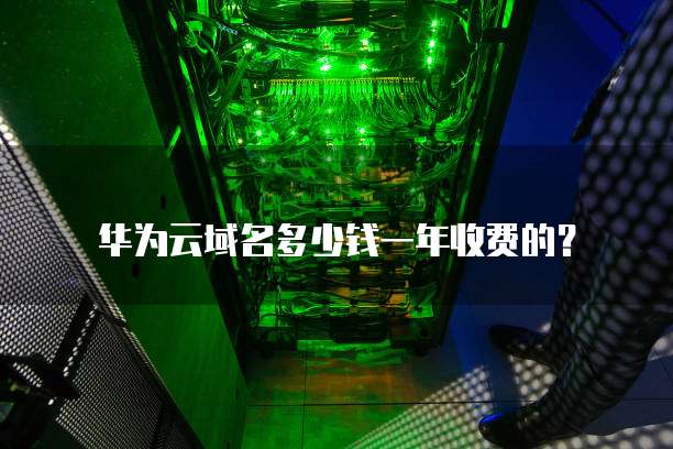华为云域名多少钱一年收费的?